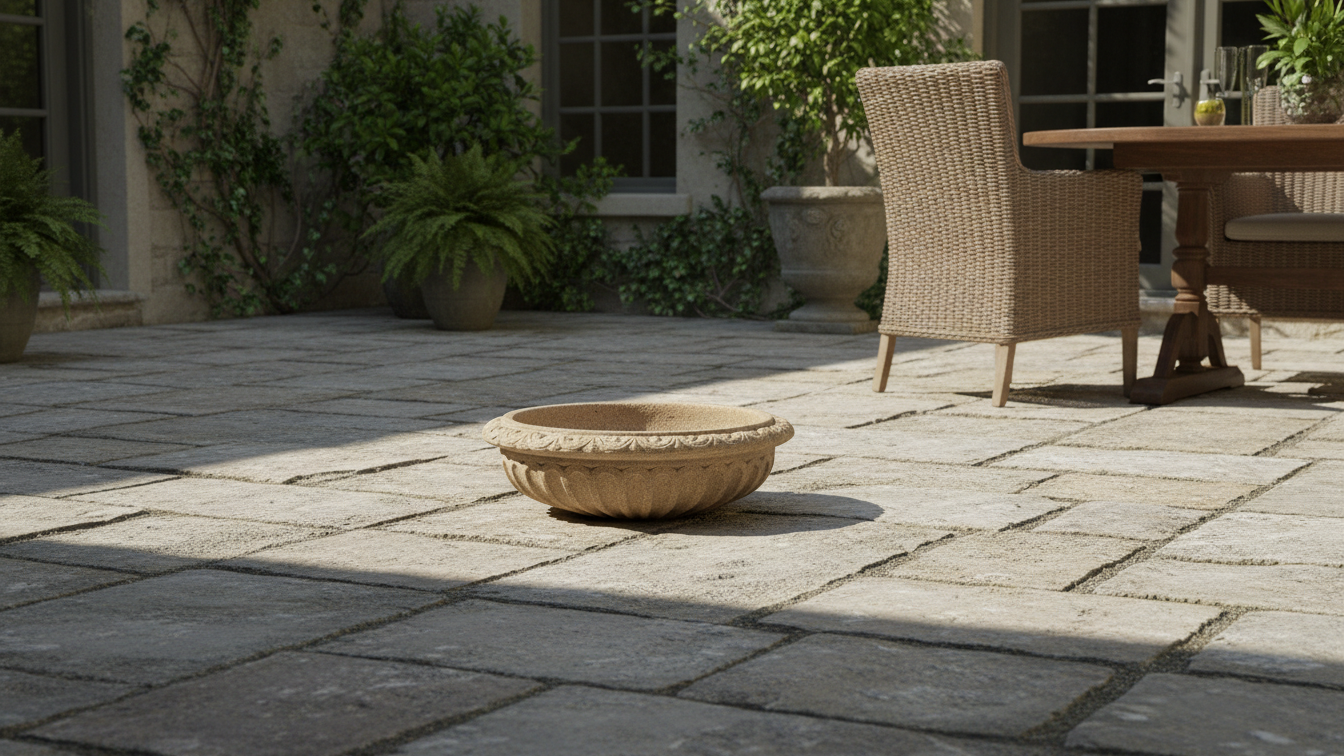 Trish Birdbath TOP â€“ Timeless Handcrafted Garden Sculpture Display