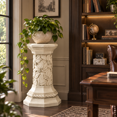 Turner Pedestal 16: Architectural Small Pedestal for Stylish Displays -18"H