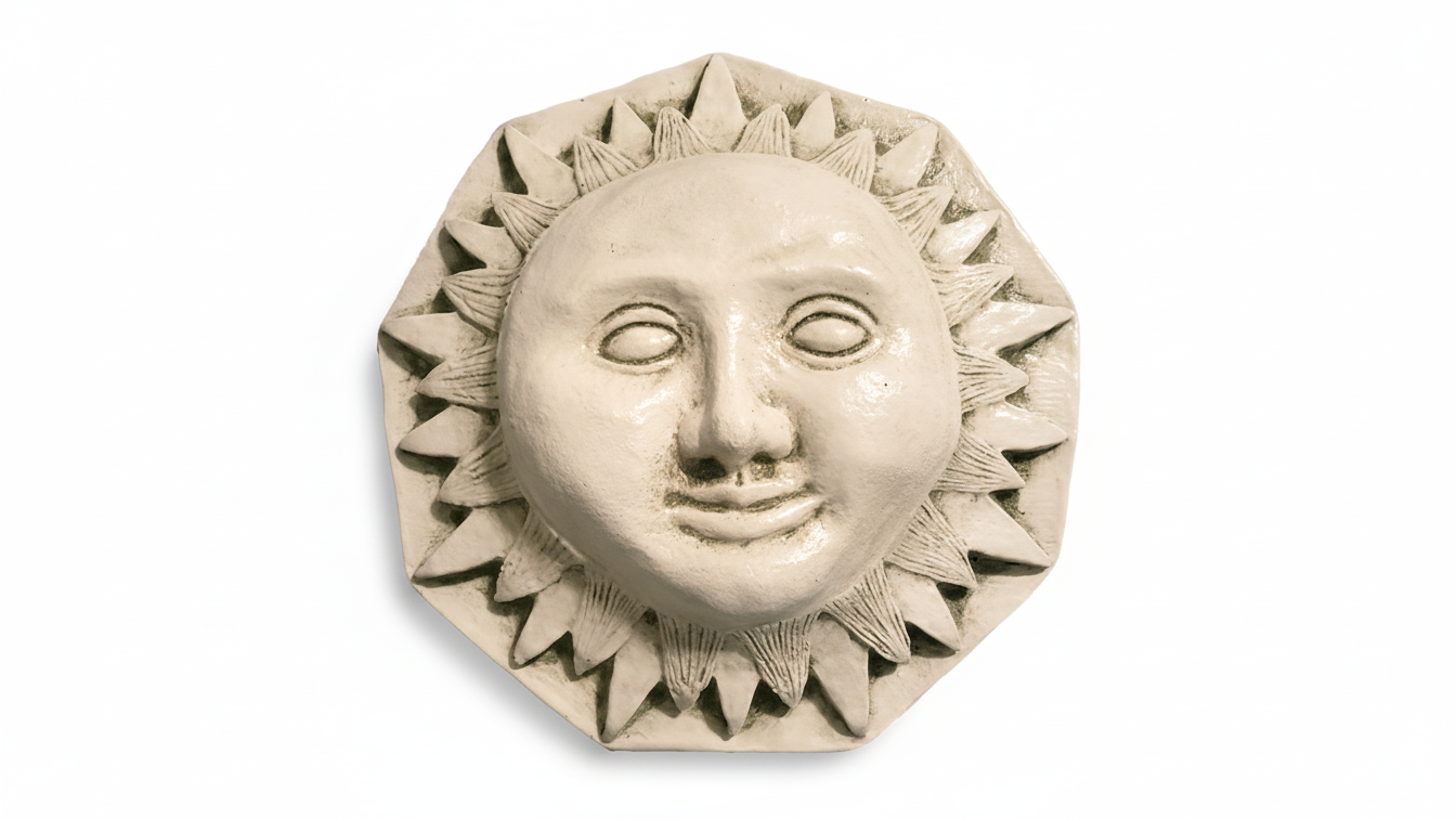 Tuscan Sun Animal Wall Sculpture  Handmade Fiberglass DÃ©cor for Tuscan Style Homes