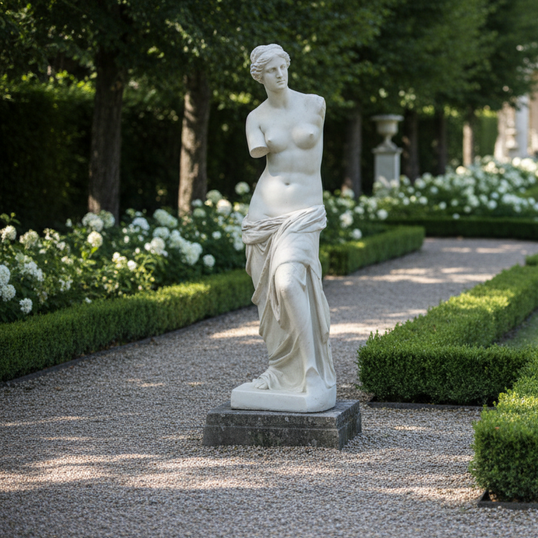Venus De Milo 33" Statue | Fiberglass | Antique Stone Finish