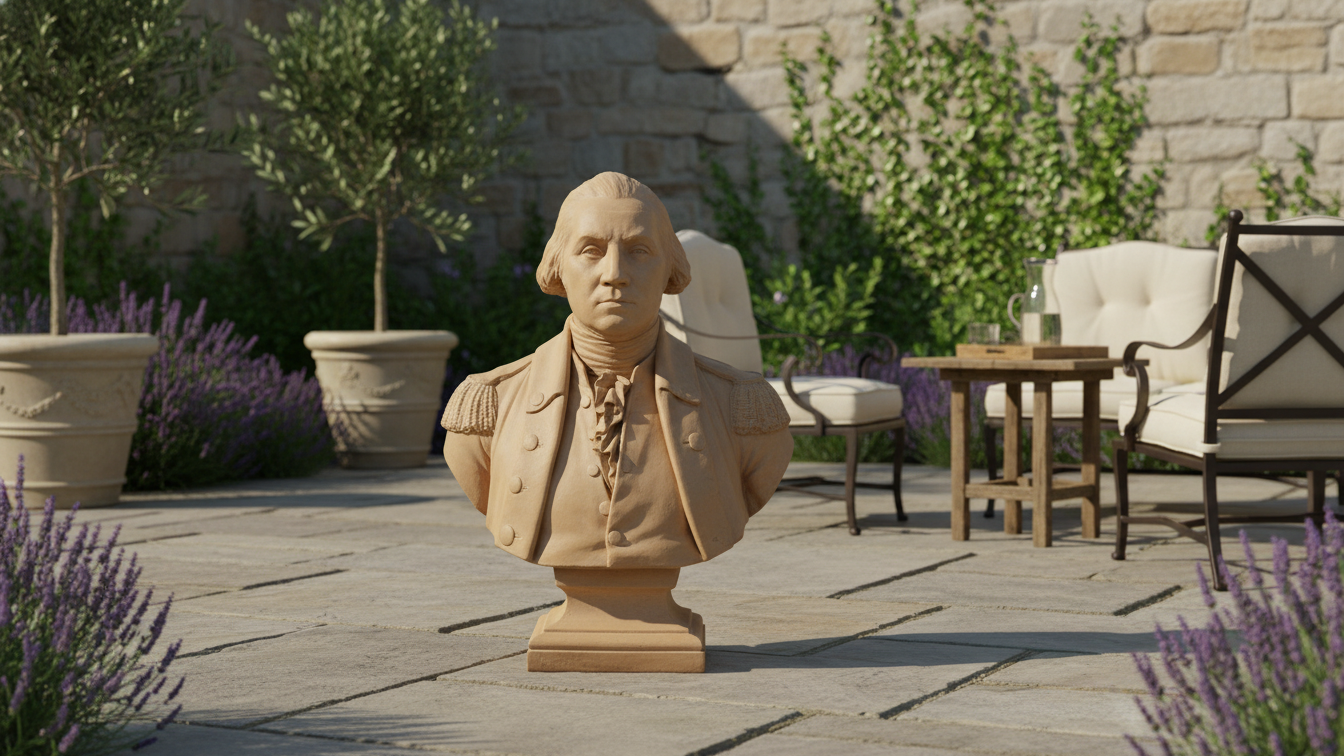 Washington In Uniform 29 – Elegant Presidential Bust Décor
