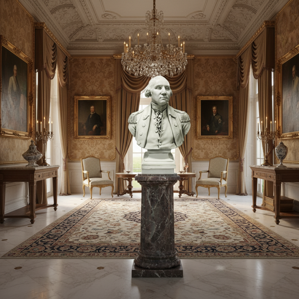 George Washington In Uniform 29 - Presidents Busts