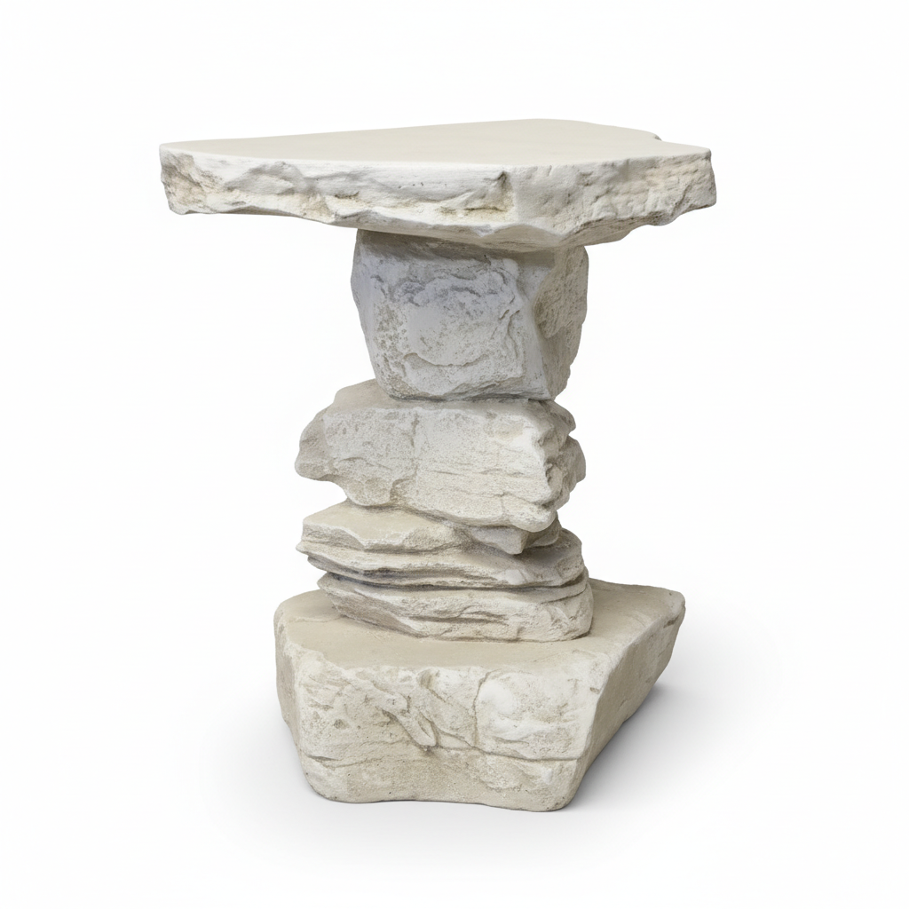 Majestic Rocky Base: Garden Sculpture