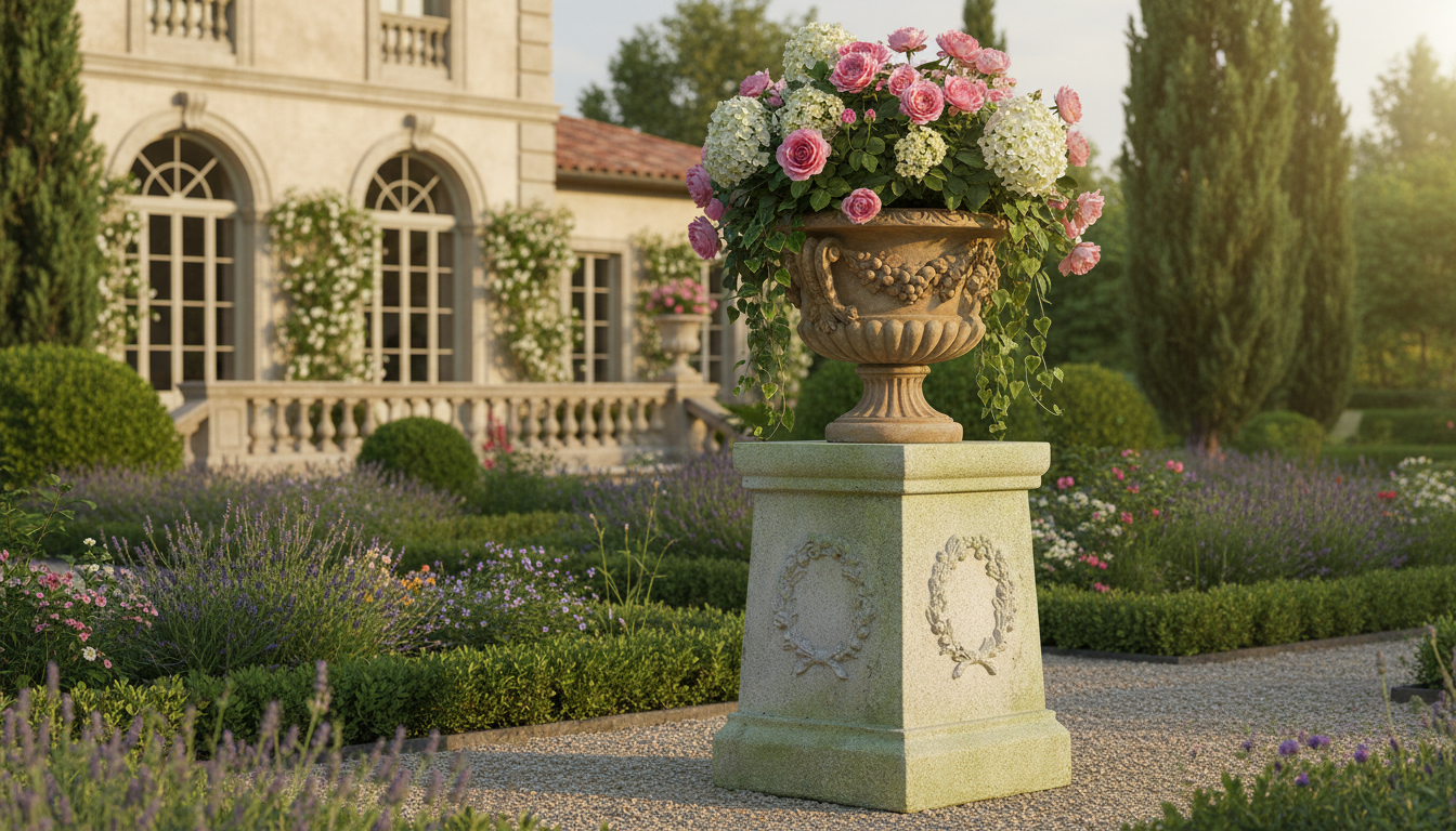 Wreath Pedestal 18” for Statues, Planters & Decorative Accents