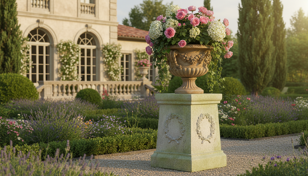 Wreath Pedestal 18” for Statues, Planters & Decorative Accents