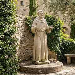  Saint Francis of Assisi - 64" H Large Religious Sculpture