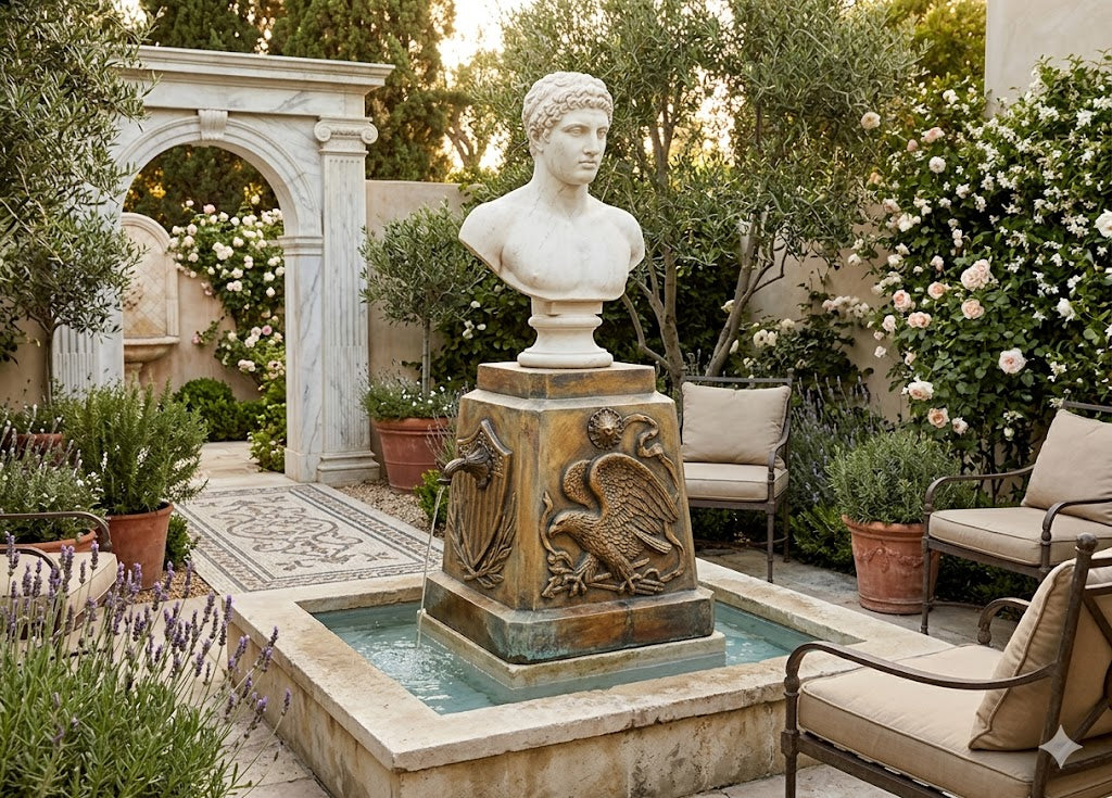 Liberty's Guardian: Statue of Liberty Pedestal Eagle Animal Architectural Sculpture