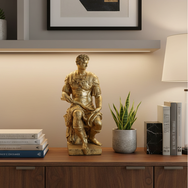 Lorenzo De Medici Classical Figurine Sculpture