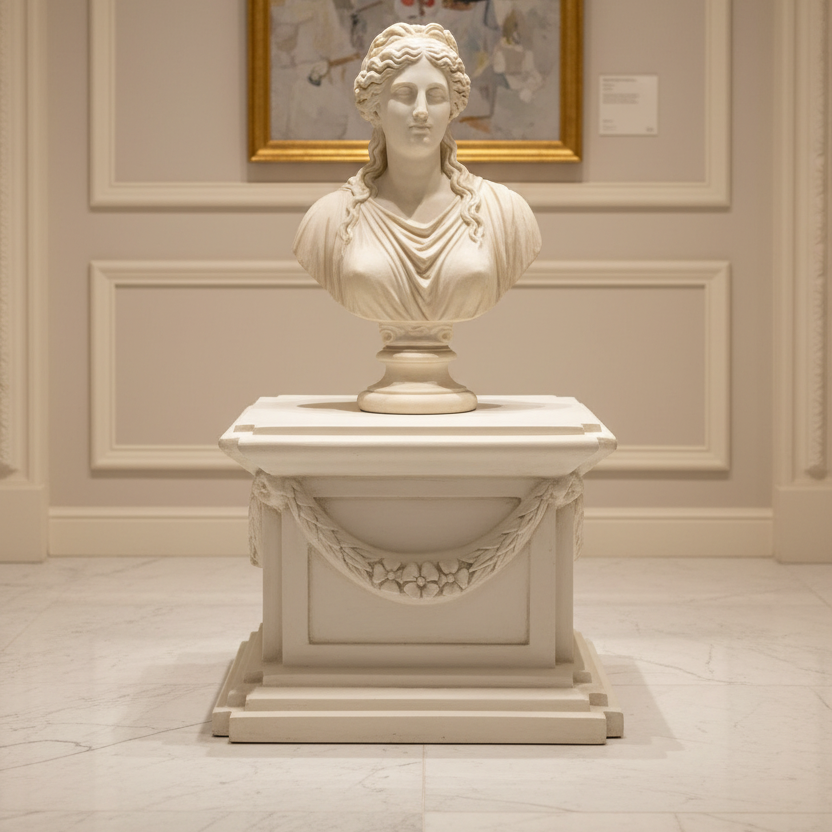 Elevate Your Space with the Alessa B Pedestal: Architectural Sculpture of Timeless Beauty