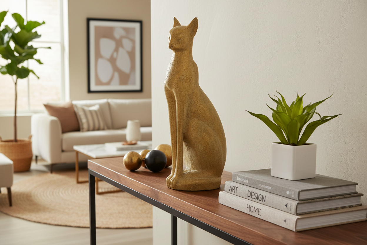 Tall Classy Cat 24  Animal  Sculpture