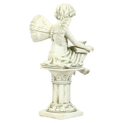  Reading Fairy 20 Garden Angel Statue, Angels, XoticBrands Home Decor