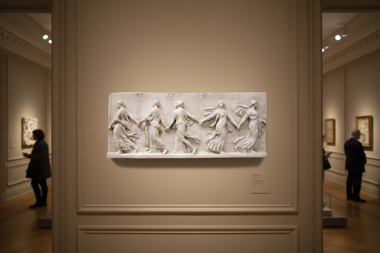 Bacchantes Dancing Frieze  Wall Decor