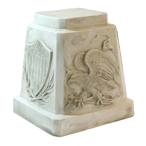 Liberty's Guardian: Statue of Liberty Pedestal Eagle Animal Architectural Sculpture