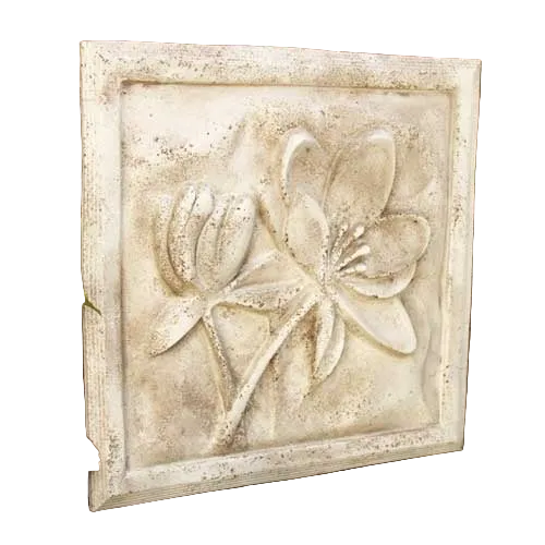Elegant Lotus Plaque Display Sculpture: Symbolic Beauty for Your Home Décor