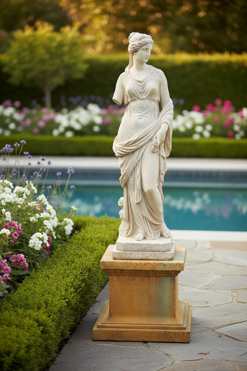 Reed Riser 12 - Pedestal Sculpture