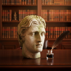 Alexander The Great Head 12 -  Greek & Roman Classical  Sculpture