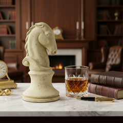 Medieval Knight Chess Piece - Exquisite Architectural Finials for Timeless Elegance