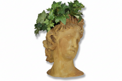 Apollo Head Planter 17 -  Greek & Roman Busts