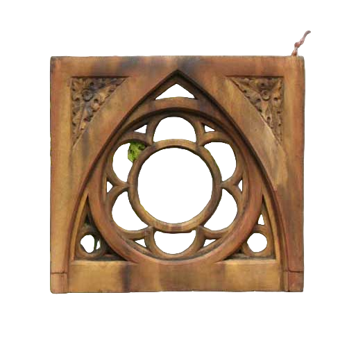  Oak Leaf Tracery Sq. No Glass  Architectural  Sculpture, Home Decor, XoticBrands Home Decor