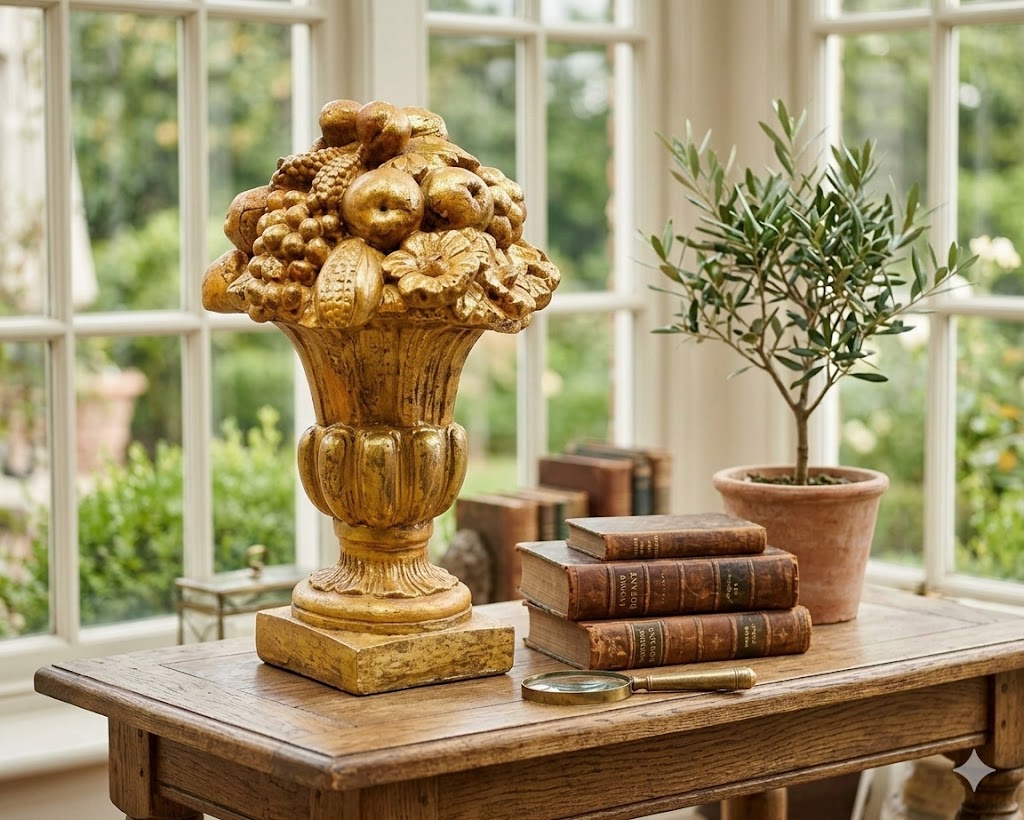 Fruit Vessel 23 - Architectural   Finials Statue