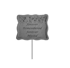 Garden Stake-Forever Remembered... Memorial Pet Stone - XoticBrands Home Decor