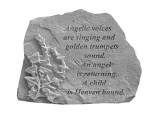 Angelic Voices...W/Ivy Memorial Garden Stone - XoticBrands Home Decor