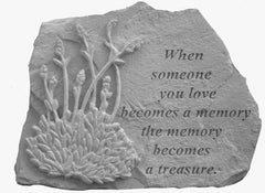  When someone you love… w/lavendar Memorial Garden Stone Décor, Memorial & Inspirational, Kayberry, XoticBrands Home Decor