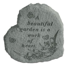 Heart-A Beautiful Garden... Memorial Garden Stone - XoticBrands Home Decor