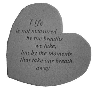 Life Is Not Measured... Inspirational Garden Stone - XoticBrands Home Decor