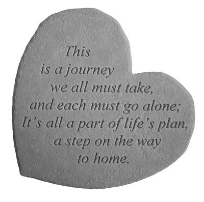This Is A Journey... Inspirational Garden Stone - XoticBrands Home Decor