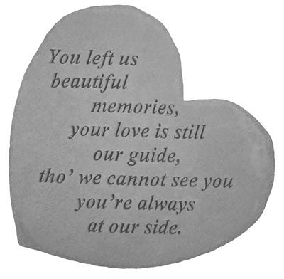 You Left Us... Inspirational Garden Stone - XoticBrands Home Decor