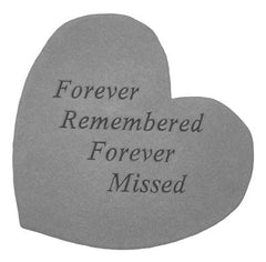 Forever Remembered... Inspirational Garden Stone - XoticBrands Home Decor