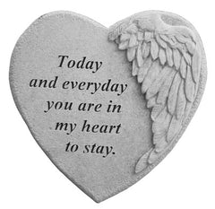  Today and everyday… Memorial Garden Stone Décor, Memorial & Inspirational, Kayberry, XoticBrands Home Decor