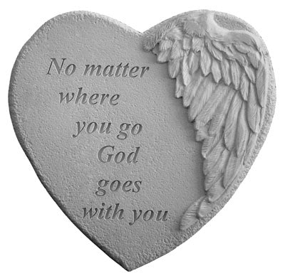  No matter where… Memorial Garden Stone Décor, Memorial & Inspirational, Kayberry, XoticBrands Home Decor