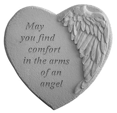  May you find comfort… Memorial Garden Stone Décor, Memorial & Inspirational, Kayberry, XoticBrands Home Decor