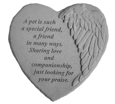  A pet is such… Memorial Garden Stone Décor, Memorial & Inspirational, Kayberry, XoticBrands Home Decor
