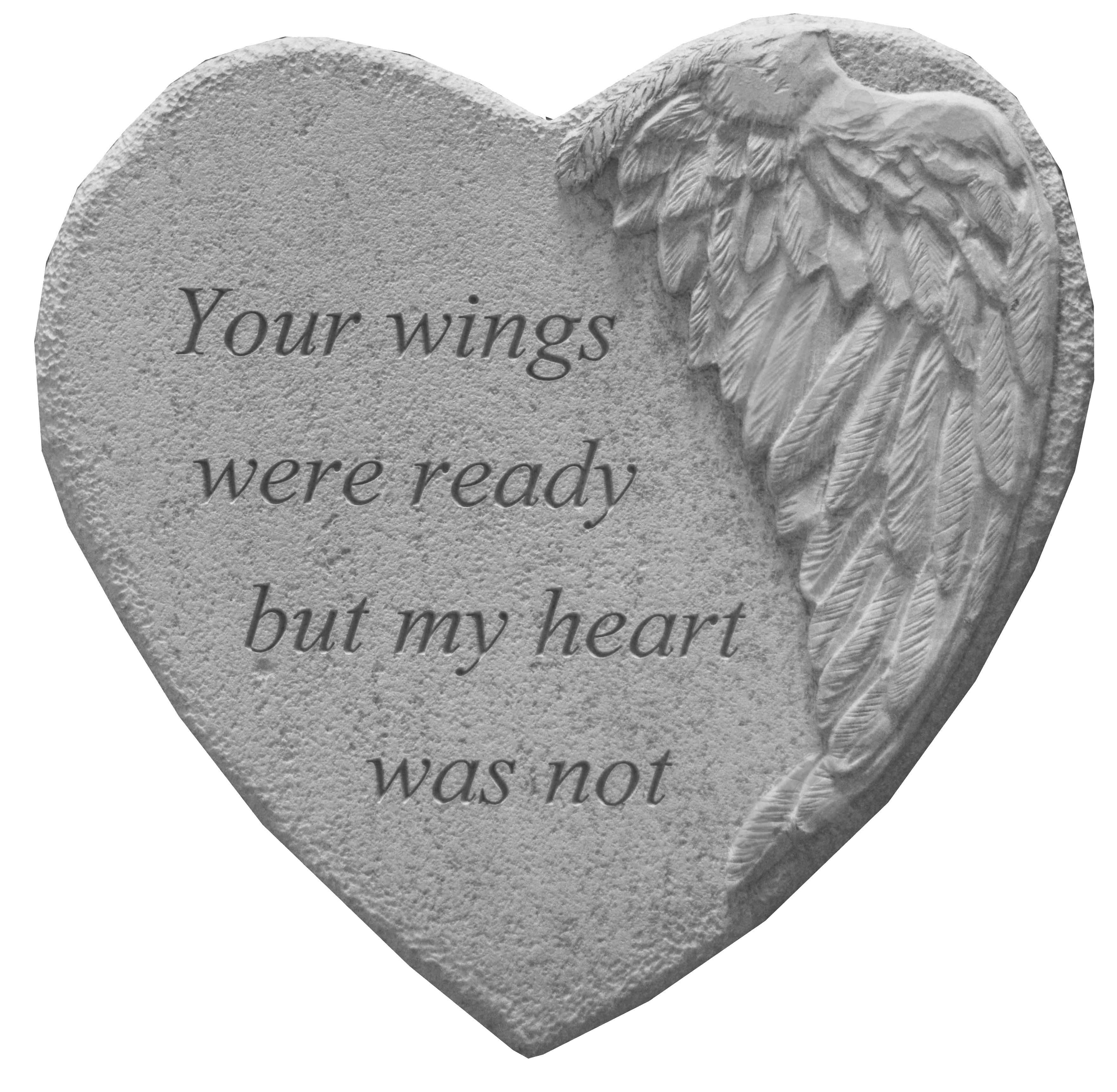  Your wings were… Memorial Garden Stone Décor, Memorial & Inspirational, Kayberry, XoticBrands Home Decor