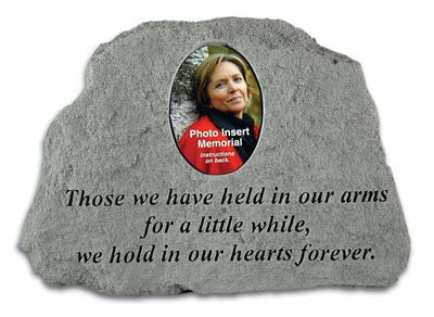 Those We Have Held...(W/ Photo Insert) Memorial Garden Stone - XoticBrands Home Decor