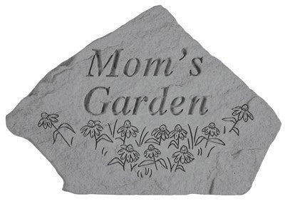 Mom'S Garden (W/Flowers) Memorial Garden Stone - XoticBrands Home Decor