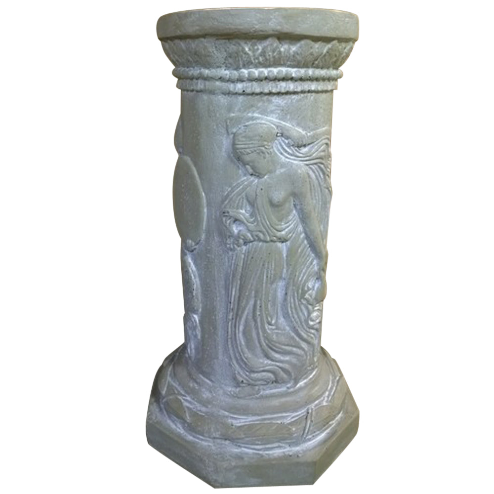 Dancing Muse Pedestal 22 - Pedestal Sculpture - XoticBrands Home Decor