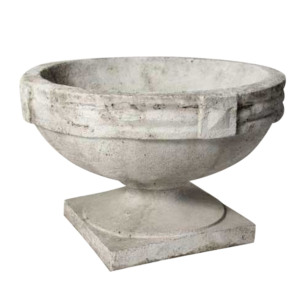 Sandy Banded Urn 13 - Architectural   Urns - XoticBrands Home Decor