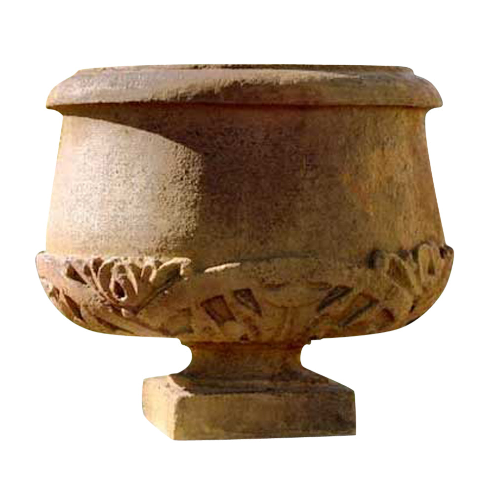 Round Pot Under Ornate 20 - Architectural   Urns - XoticBrands Home Decor