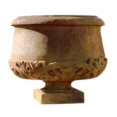 Round Pot Under Ornate 20 - Architectural   Urns - XoticBrands Home Decor
