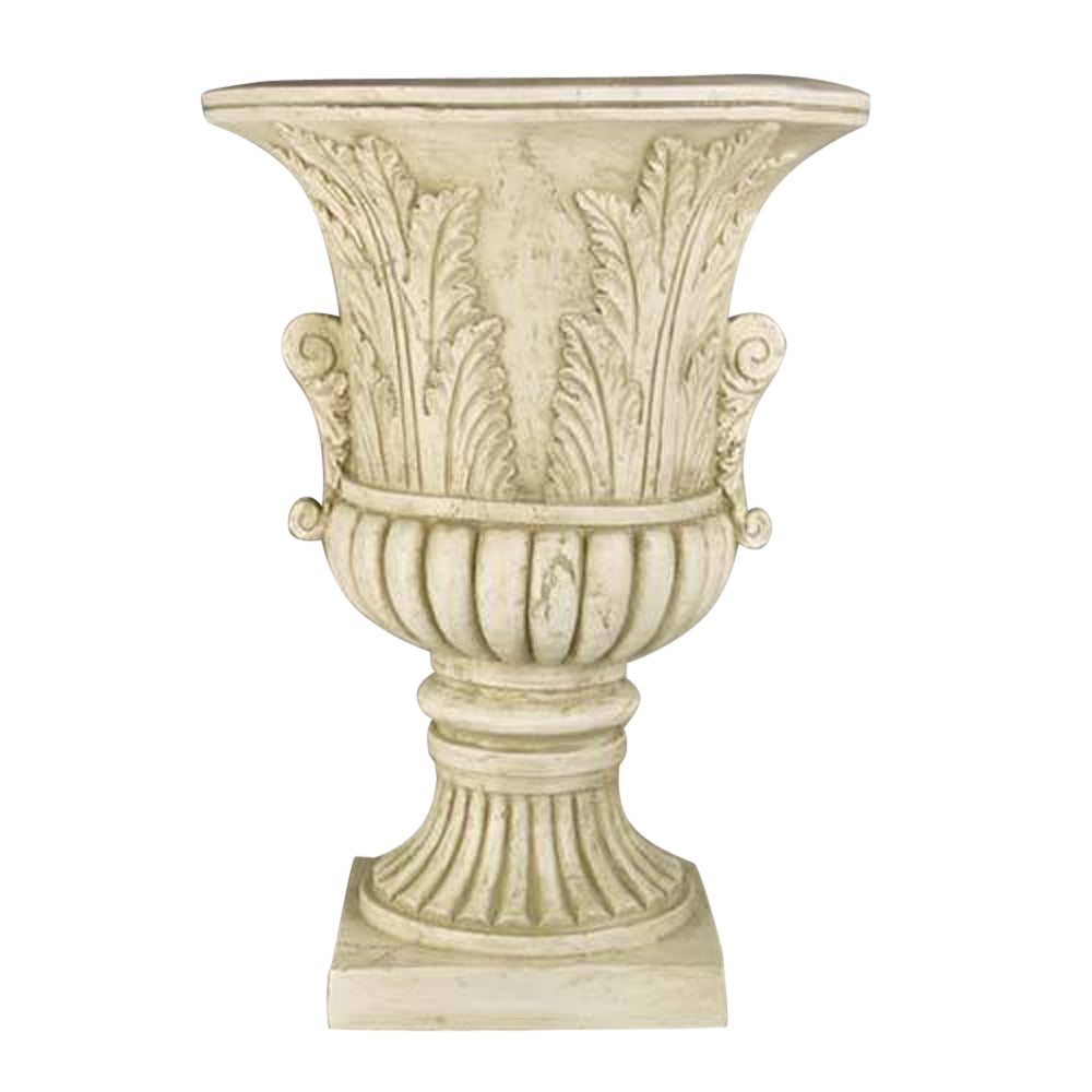 Acanthus Leaf Urn 30 H - Architectural   Urns - XoticBrands Home Decor