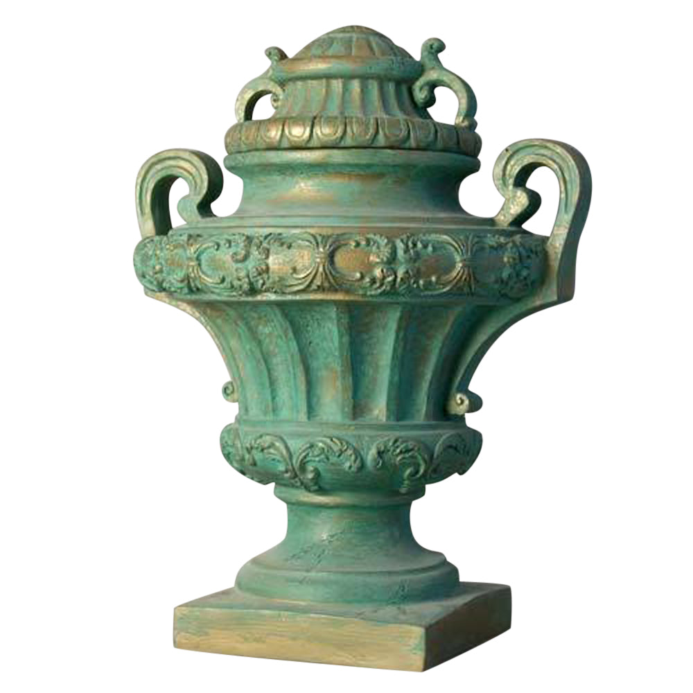 Embellished Urn With Lid 31 - Architectural   Urns - XoticBrands Home Decor