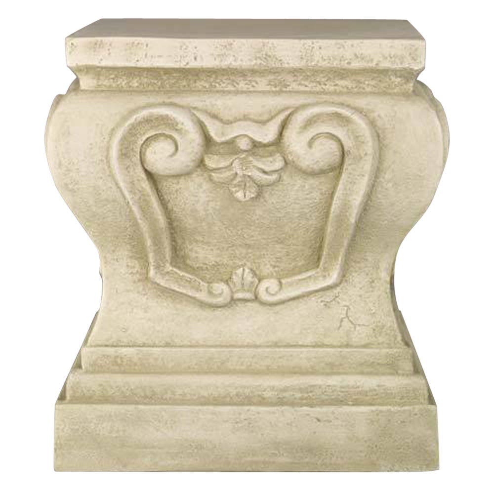 Fallon Pedestal 22 - Architectural   Med. Pedestal 19-29"H - XoticBrands Home Decor