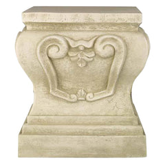 Fallon Pedestal 22 - Architectural   Med. Pedestal 19-29"H - XoticBrands Home Decor
