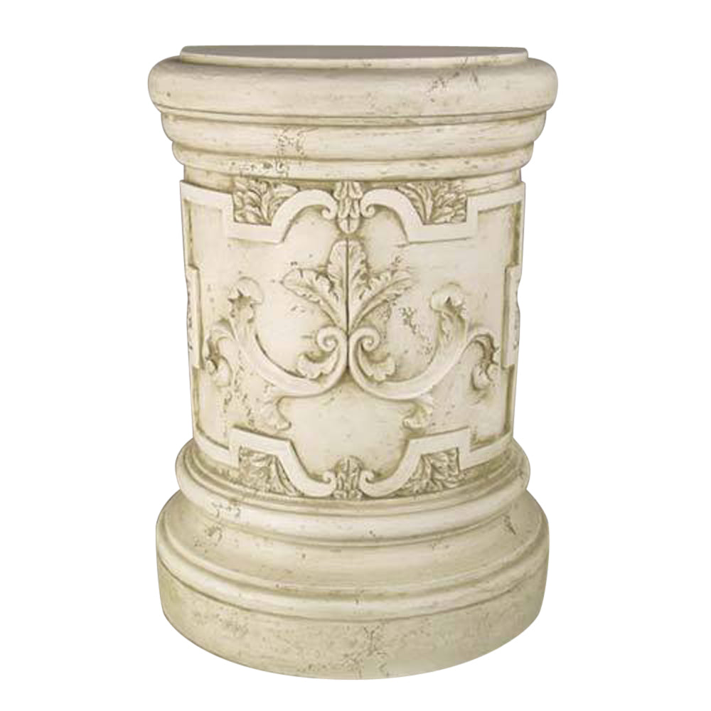 Consetta Pedestal 22 - Architectural   Med. Pedestal 19-29"H - XoticBrands Home Decor