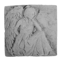 Kneeling Angel Plaque Memorial Garden Stone - XoticBrands Home Decor