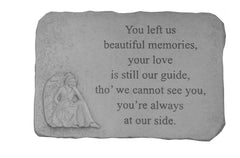  You Left Us… Memorial Garden Stone Décor, Memorial & Inspirational, Kayberry, XoticBrands Home Decor